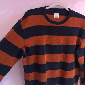 striped thermal shirt